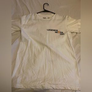 VLone unisex size small; white; hint of burnt orange